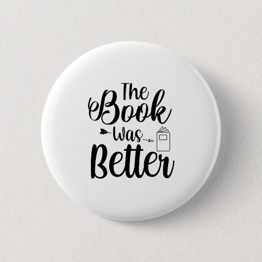 Kunst lesen Das Buch war besser Button (Vorderseite)