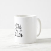 Kunst lesen Das Buch war besser Kaffeetasse (VorderseiteRechts)