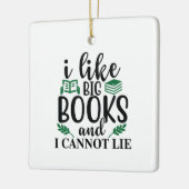 Kunst lesen Ich mag große Bücher und ich kann nich Keramikornament (Links)