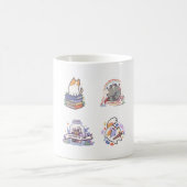 Kunst liefert Magie Kaffeetasse (Mittel)