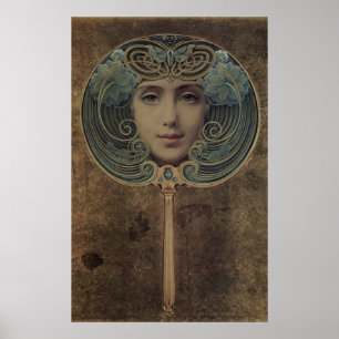 Kunst Louis Welden Hawkins Nouveau Plakat