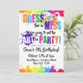 Kunst / Malerei / Kunsthandwerk Einladungen zum Ge (Stehend Vorderseite)