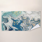 Kunst, Malerei - Natürliche graue Farbe: metallisc Badehandtuch (Badehandtuch)