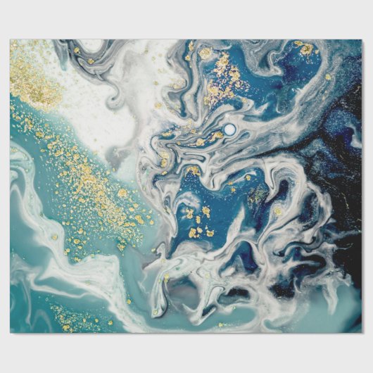 Kunst, Malerei - Natürliche graue Farbe: metallisc Geschenkpapier (Flach)