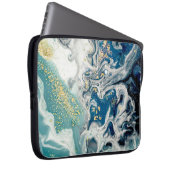 Kunst, Malerei - Natürliche graue Farbe: metallisc Laptopschutzhülle (Vorne Rechts)