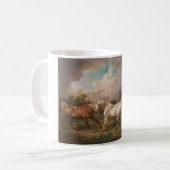 Kunst-Malerei-Öl-Pferdeschicksal Charless Towne Kaffeetasse (Vorderseite Links)