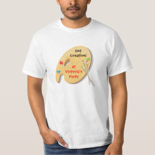 Kunst-Malerei-Party-T - Shirt