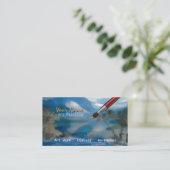 Kunst-Malerei - Visitenkarte (Stehend Vorderseite)