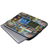 Kunst Meisterwerke, Blau Laptopschutzhülle (Vorne Knopf)