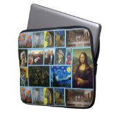 Kunst Meisterwerke, Blau Laptopschutzhülle (Vorderseite Links)