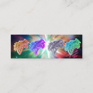 Kunst - Micheal Dragons Business Book Mark Card Mini Visitenkarte