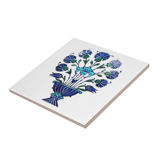 Kunst mit Blumen Fliese (Seite)