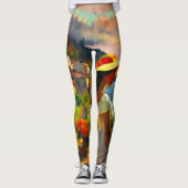 Kunst mit jedem Schritt Leggings (Vorderseite)