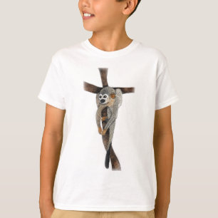 Kunst mit Kugelschreiber für Spinnenaffen T-Shirt