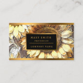 Kunst Moderne Sonnenblumen auf dem Feld Collection Visitenkarte (Vorderseite)