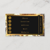 Kunst Moderne Sonnenblumen auf dem Feld Collection Visitenkarte (Rückseite)