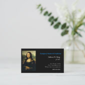 Kunst, Mona Lisa, Leonardo Da Vinci Visitenkarte (Stehend Vorderseite)