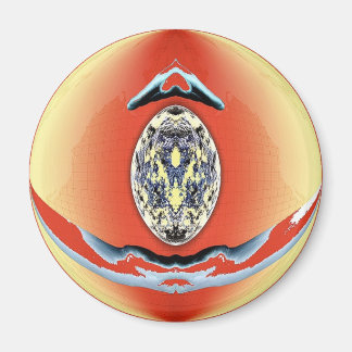 Kunst nach Außerirdischen - Medallion Magnet