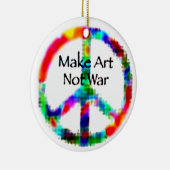 Kunst nicht Krieg Keramik Ornament (Rechts)