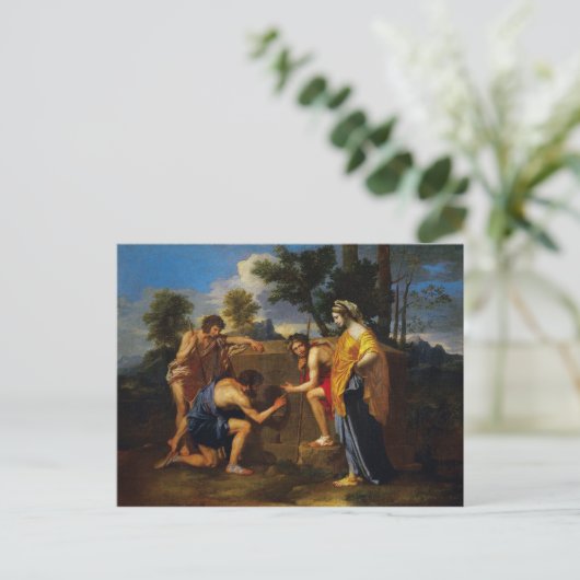 Kunst Nicolas Poussin Postkarte (Stehend Vorderseite)