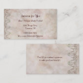 Kunst Nouve Geschäft Visitenkarte (Vorne/Hinten)