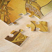 Kunst Nouveau Alphonse Mucha Blumen-Puzzlespiel Puzzle (Seite)