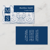 Kunst Nouveau Berater-Visitenkarte Visitenkarte (Vorne/Hinten)