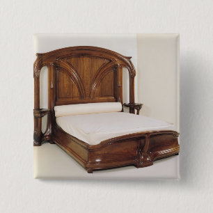 Kunst Nouveau Bett, 1900 Button