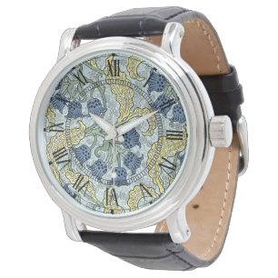 Kunst nouveau Bluebells Armbanduhr