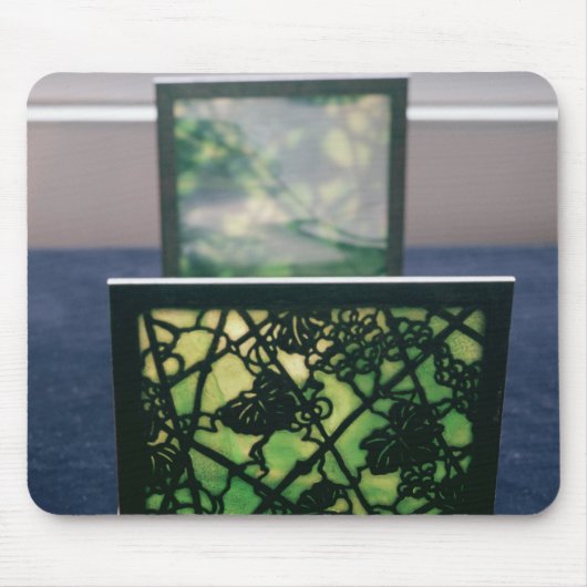 Kunst Nouveau Bücherstützen, Tiffany-Studios, Mousepad (Vorne)