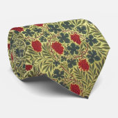 Kunst Nouveau Burgunder Rebe-Trauben Krawatte (Gerollt)