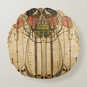 Kunst Nouveau Charles Mackintosh Wassail Kissen