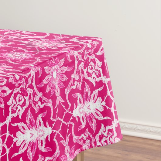 Kunst Nouveau chinesisches Muster - Fuschia Rosa Tischdecke (Beispiel)