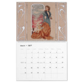 Kunst Nouveau Damen 2017 Kalender (Mär 2027)