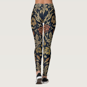 Kunst nouveau, das Schönheitsepochenmuster, Leggings