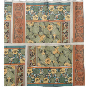 Kunst Nouveau Duschvorhang