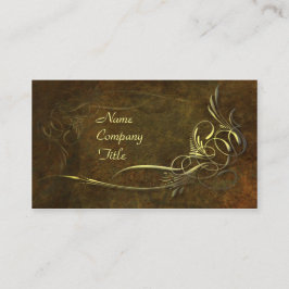 Kunst Nouveau Eleganz Visitenkarte