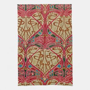 Kunst Nouveau Entwurf #9 bei Emporio Moffa Handtuch