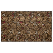 Kunst Nouveau Erdbeeren und Blätter, dunkles Brown Stoff (Fat Quarter (45,7 x 55,9 cm))