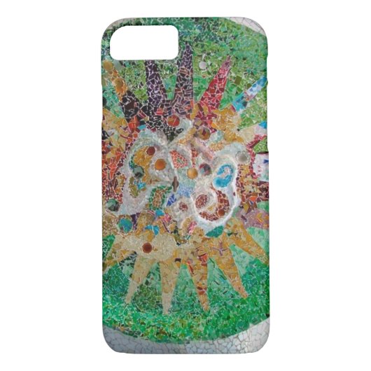 Kunst Nouveau Gaudi Mosaik Case-Mate iPhone Hülle (Rückseite)