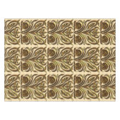 Kunst Nouveau Gold Tischdecke (Vorderseite (Horizontal))