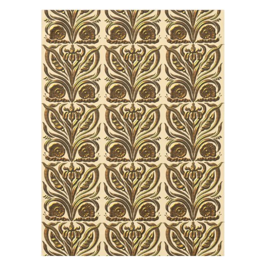Kunst Nouveau Gold Tischdecke (Vorderseite)
