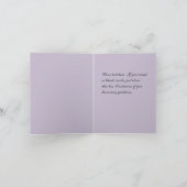 Kunst nouveau Grenzveilchengeburtstag Karte (Innenseite)