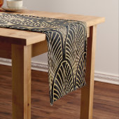 Kunst nouveau, Kunst-Deko, Fanmuster, Bronze, Großer Tischläufer (Beispiel)