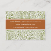 Kunst Nouveau Landschaftsmollige Visitenkarte (Rückseite)