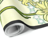 Kunst Nouveau Lilien 1901 Geschenkpapier (Rolleneckpunkt)