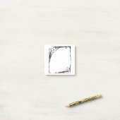 Kunst nouveau Lilien-Post-Itanmerkungen Post-it Klebezettel (Auf Schreibtisch)