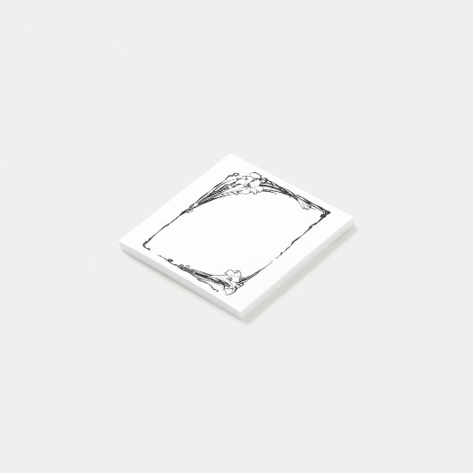 Kunst nouveau Lilien-Post-Itanmerkungen Post-it Klebezettel (angewinkelt)