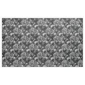 Kunst Nouveau Meerespflanze mit Blumen, Stoff (Yard (91,4 cm))