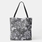 Kunst Nouveau Meerespflanze mit Blumen, Tasche (Rückseite)